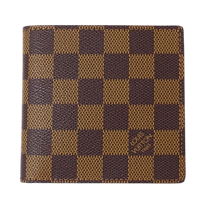 LOUIS VUITTON ルイ・ヴィトン ポルトフォイユ マルコ 二つ折り財布 ダミエ N61675 メンズ 【中古】