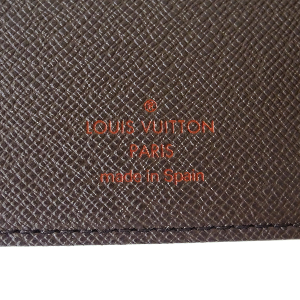 LOUIS VUITTON ルイ・ヴィトン ポルトフォイユ マルコ 二つ折り財布 ダミエ N61675 メンズ 【中古】