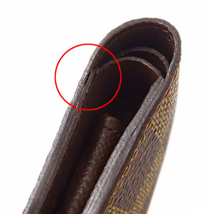 LOUIS VUITTON ルイ・ヴィトン ポルトフォイユ マルコ 二つ折り財布 ダミエ N61675 メンズ 【中古】