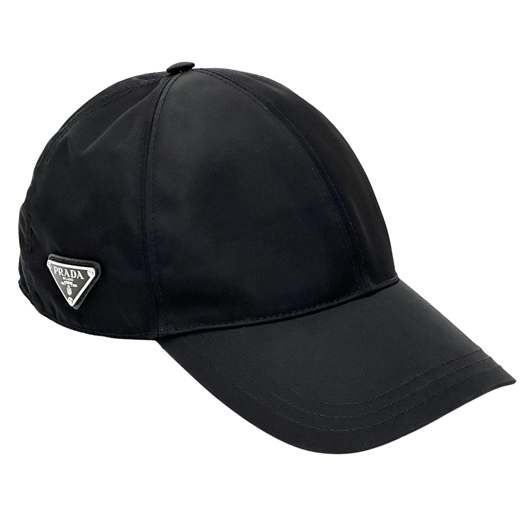PRADA プラダ キャップ ブラック 2HC274 ナイロン レディース メンズ 【中古】