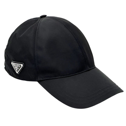 PRADA プラダ キャップ ブラック 2HC274 ナイロン レディース メンズ 【中古】