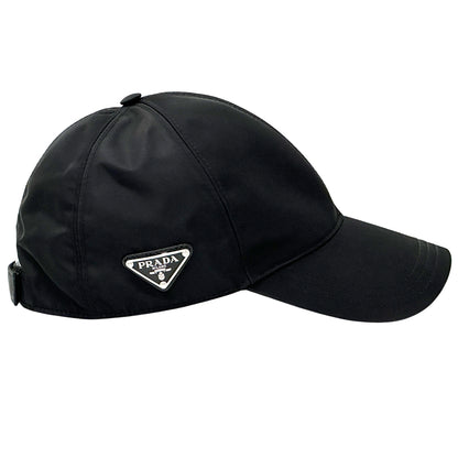 PRADA プラダ キャップ ブラック 2HC274 ナイロン レディース メンズ 【中古】