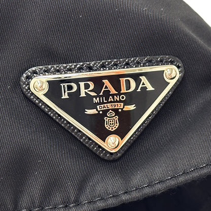 PRADA プラダ キャップ ブラック 2HC274 ナイロン レディース メンズ 【中古】