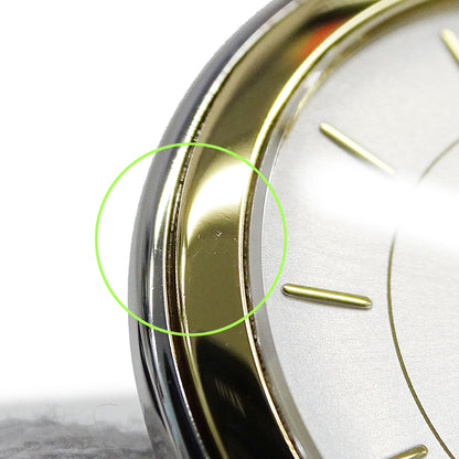 SEIKO セイコー クレドール 2F70-0640 メンズ 腕時計 クオーツ QZ SS 18KTベゼル 磨き済み【中古】
