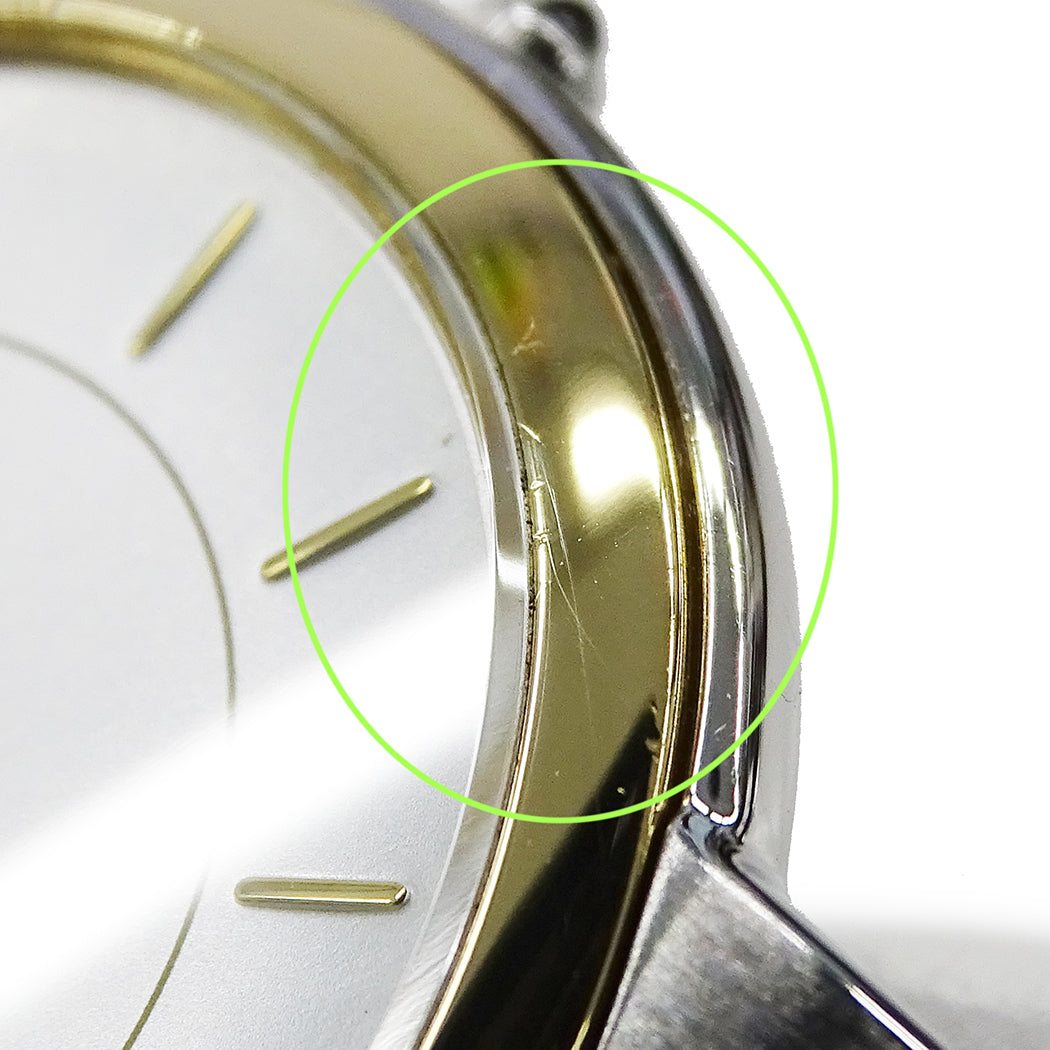 SEIKO セイコー クレドール 2F70-0640 メンズ 腕時計 クオーツ QZ SS 18KTベゼル 磨き済み【中古】