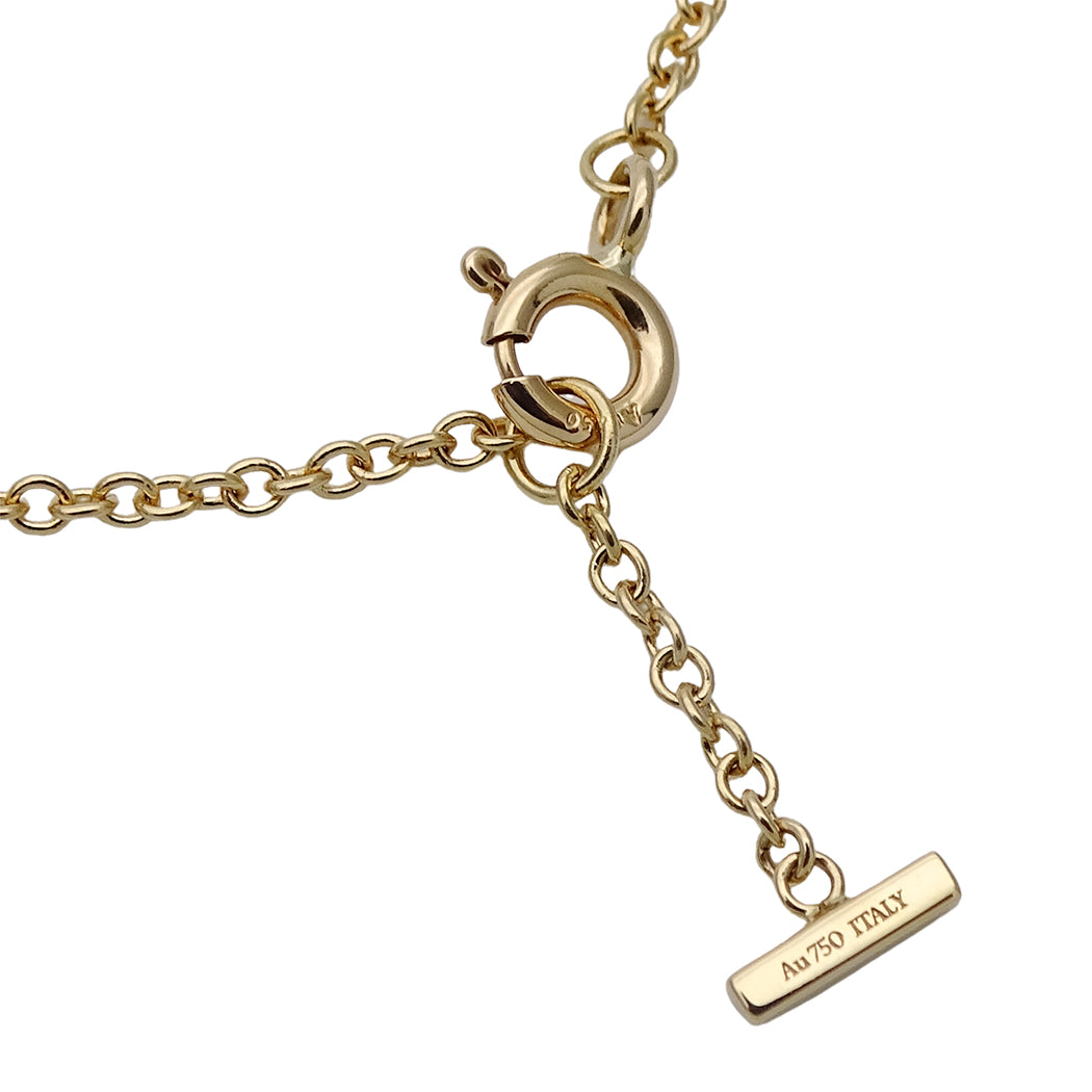 TIFFANY&Co. ティファニー Tスマイル ブレスレット 750YG ゴールド レディース 磨き済み 【中古】