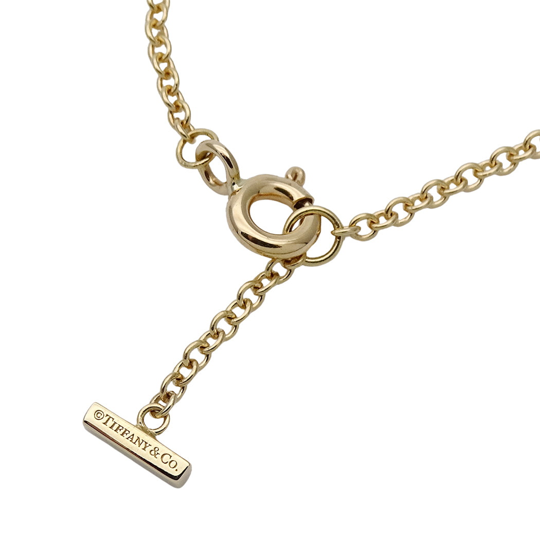 TIFFANY&Co. ティファニー Tスマイル ブレスレット 750YG ゴールド レディース 磨き済み 【中古】