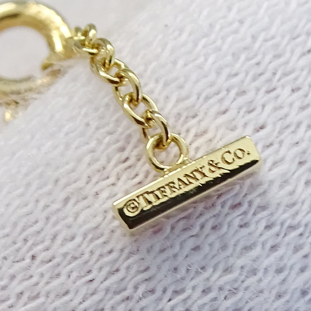 TIFFANY&Co. ティファニー Tスマイル ブレスレット 750YG ゴールド レディース 磨き済み 【中古】