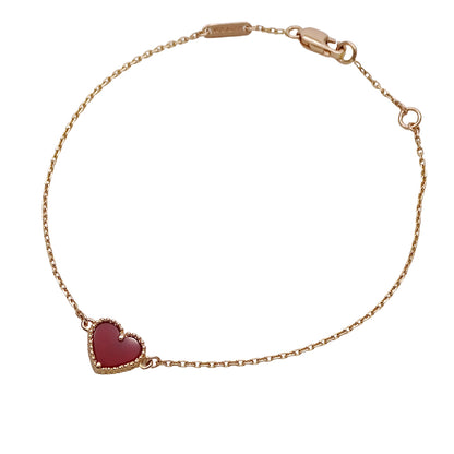 Van Cleef & Arpels ヴァンクリーフ＆アーペル スウィートアルハンブラ ハート ブレスレット 750PG ピンクゴールド レディース 磨き済み【中古】