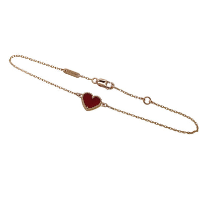 Van Cleef & Arpels ヴァンクリーフ＆アーペル スウィートアルハンブラ ハート ブレスレット 750PG ピンクゴールド レディース 磨き済み【中古】