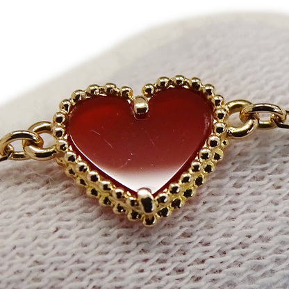 Van Cleef & Arpels ヴァンクリーフ＆アーペル スウィートアルハンブラ ハート ブレスレット 750PG ピンクゴールド レディース 磨き済み【中古】