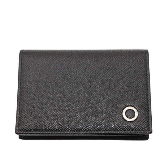 BVLGARI ブルガリ カードケース ブルガリブルガリ ブラック レザー レディース メンズ 【中古】