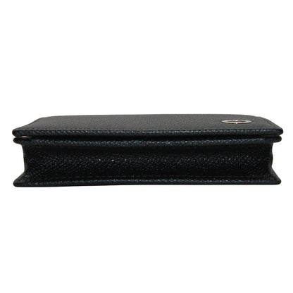 BVLGARI ブルガリ カードケース ブルガリブルガリ ブラック レザー レディース メンズ 【中古】