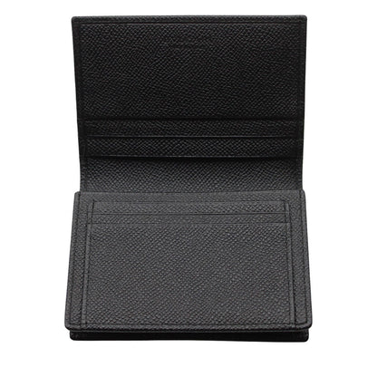 BVLGARI ブルガリ カードケース ブルガリブルガリ ブラック レザー レディース メンズ 【中古】