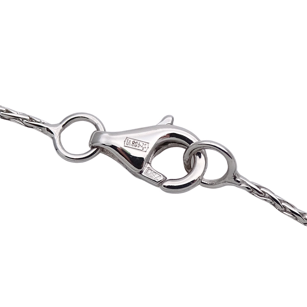 CHIMENTO キメント ネックレス 750WG ホワイトゴールド レディース メンズ 磨き済み【中古】