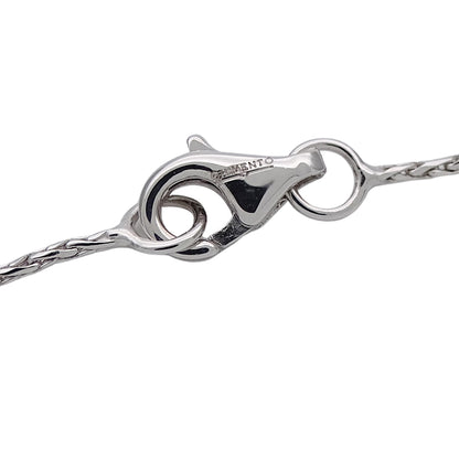 CHIMENTO キメント ネックレス 750WG ホワイトゴールド レディース メンズ 磨き済み【中古】
