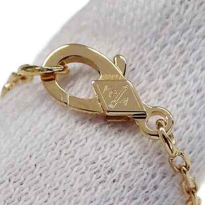 Van Cleef & Arpels ヴァンクリーフ＆アーペル ヴィンテージアルハンブラ ネックレス 2025年X'mas限定 ホリデー 750PG ピンクマザーオブパール ダイヤモンド レディース 磨き済み【中古】