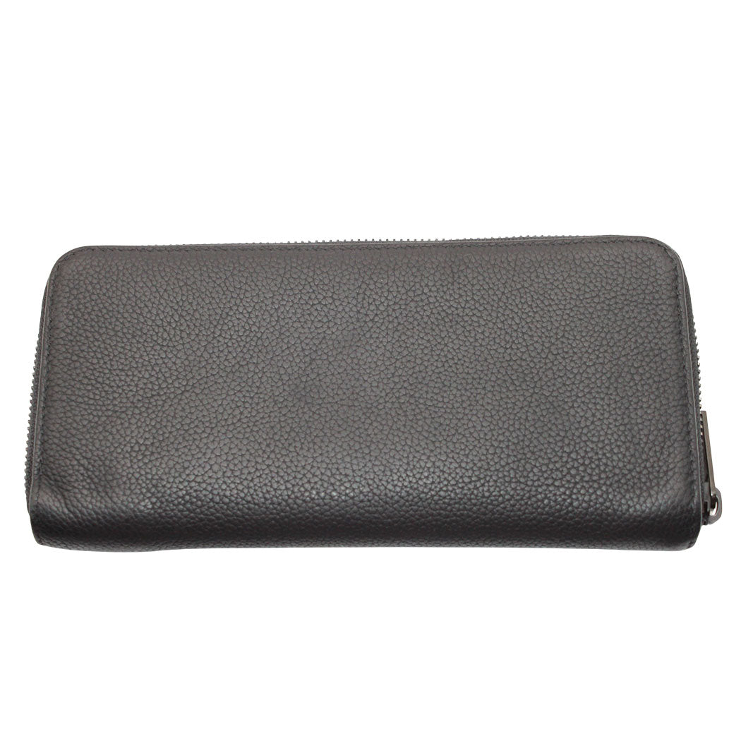 LOUIS VUITTON ルイ・ヴィトン アエログラム ジッピー ウォレット ホリゾンタル 長財布 ノワール ブラック M25952 レザー メンズ 【中古】