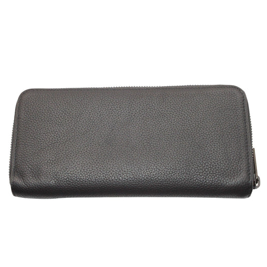LOUIS VUITTON ルイ・ヴィトン アエログラム ジッピー ウォレット ホリゾンタル 長財布 ノワール ブラック M25952 レザー メンズ 【中古】