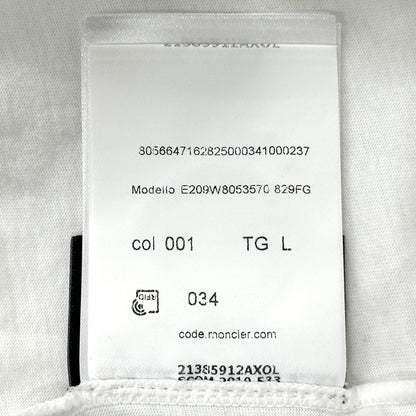 MONCLER モンクレール 半袖Ｔシャツ SIMONE ROCHA シモーネロシャ コラボ ホワイト コットン レディース 【中古】