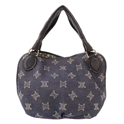 CELINE セリーヌ ハンドバッグ ブルー デニム レディース 【中古】