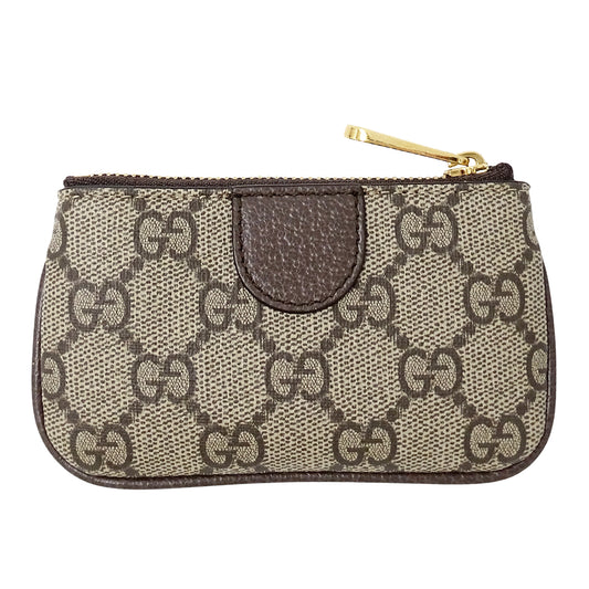 GUCCI グッチ コインケース オフィディア ベージュ ブラウン 671722 GGスプリーム レディース メンズ 【中古】