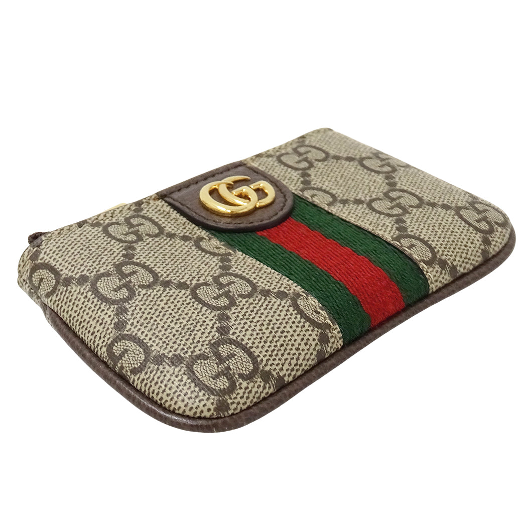 GUCCI グッチ コインケース オフィディア ベージュ ブラウン 671722 GGスプリーム レディース メンズ 【中古】