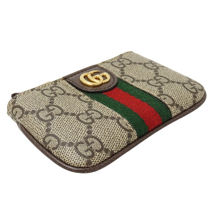 GUCCI グッチ コインケース オフィディア ベージュ ブラウン 671722 GGスプリーム レディース メンズ 【中古】