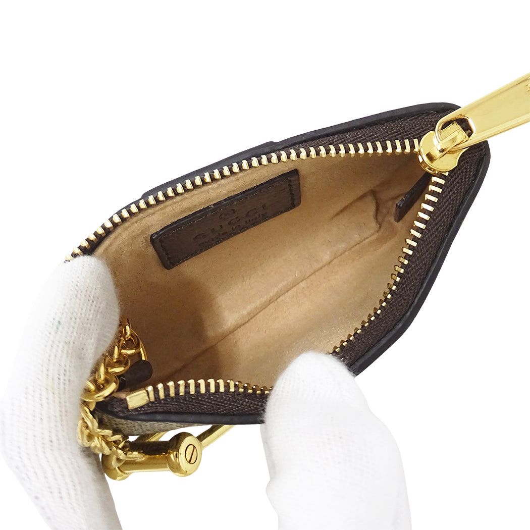 GUCCI グッチ コインケース オフィディア ベージュ ブラウン 671722 GGスプリーム レディース メンズ 【中古】