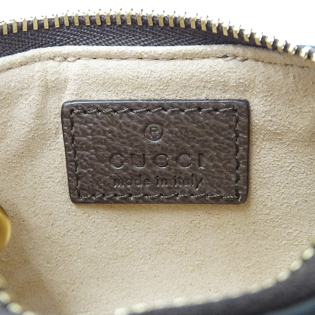 GUCCI グッチ コインケース オフィディア ベージュ ブラウン 671722 GGスプリーム レディース メンズ 【中古】
