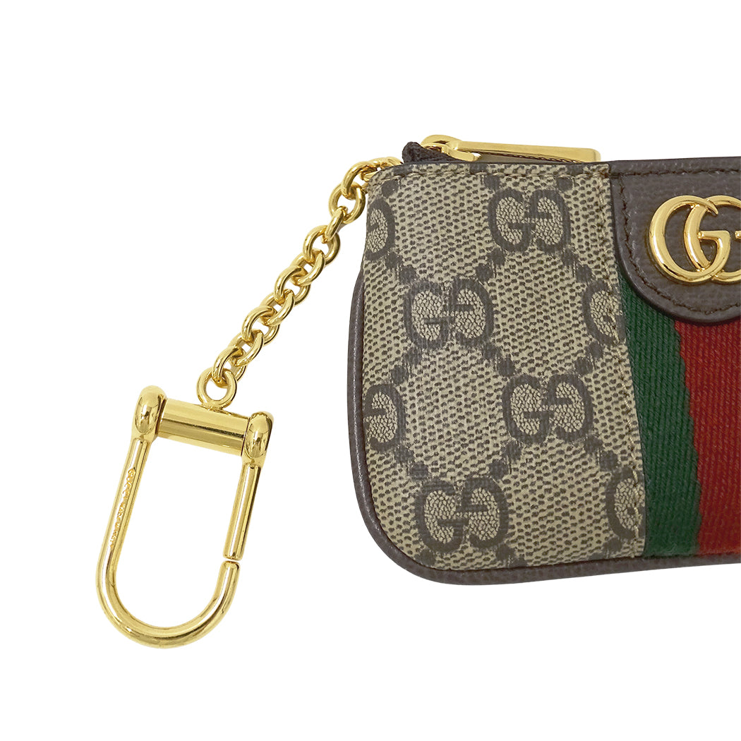 GUCCI グッチ コインケース オフィディア ベージュ ブラウン 671722 GGスプリーム レディース メンズ 【中古】