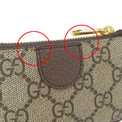 GUCCI グッチ コインケース オフィディア ベージュ ブラウン 671722 GGスプリーム レディース メンズ 【中古】