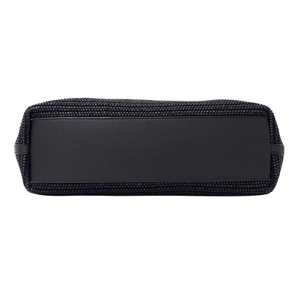 SAINT LAURENT サンローラン トートバッグ ブラック 490793 ラフィア レディース 【中古】