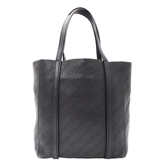BALENCIAGA バレンシアガ エブリデイ トートXXS 2wayバッグ ブラック 551815 レザー レディース 【中古】