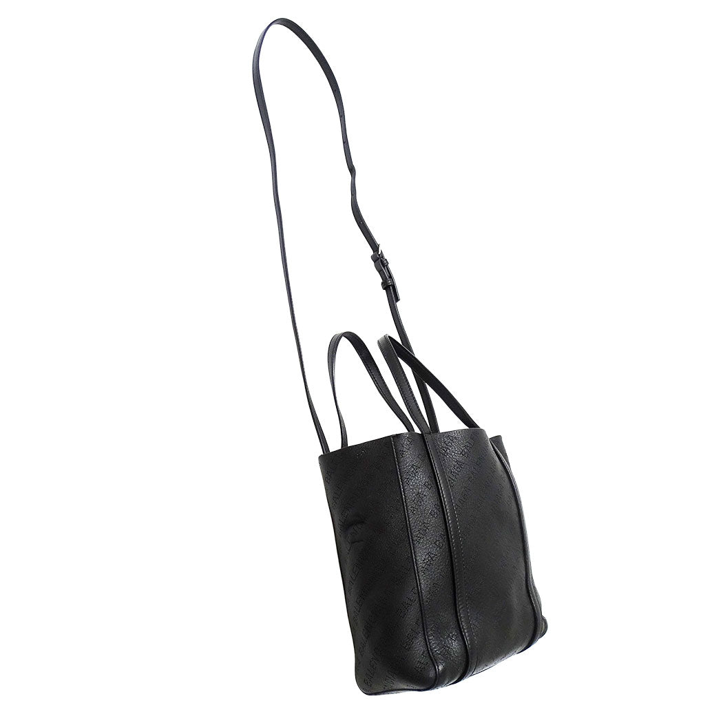 BALENCIAGA バレンシアガ エブリデイ トートXXS 2wayバッグ ブラック 551815 レザー レディース 【中古】