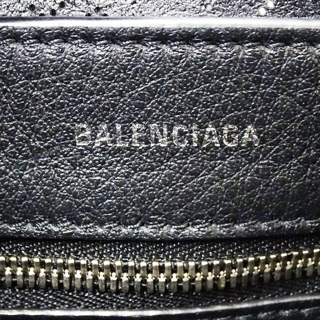 BALENCIAGA バレンシアガ エブリデイ トートXXS 2wayバッグ ブラック 551815 レザー レディース 【中古】