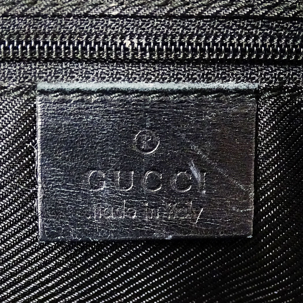 GUCCI グッチ ハンドバッグ マイクログッチシマ ブラック 000・0852 レザー レディース 【中古】