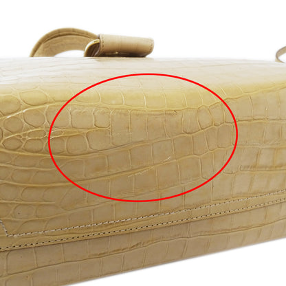 Ferragamo フェラガモ 2wayバッグ ヴァラ ベージュ レザー レディース 【中古】
