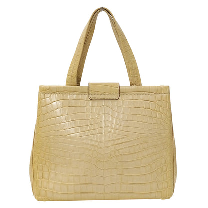 Ferragamo フェラガモ 2wayバッグ ヴァラ ベージュ レザー レディース 【中古】