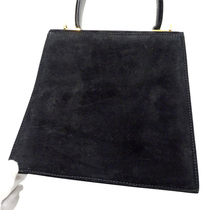 Ferragamo フェラガモ 2wayバッグ ガンチーニ ブラック BX-212193 スエード レディース 【中古】