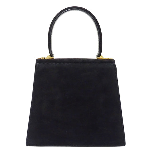 Ferragamo フェラガモ 2wayバッグ ガンチーニ ブラック BX-212193 スエード レディース 【中古】