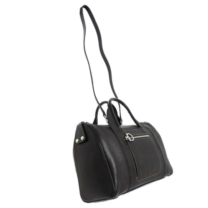 Ferragamo フェラガモ 2wayバッグ ガンチーニ ブラック レザー レディース 【中古】