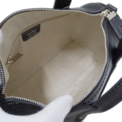 Ferragamo フェラガモ 2wayバッグ ガンチーニ ブラック レザー レディース 【中古】