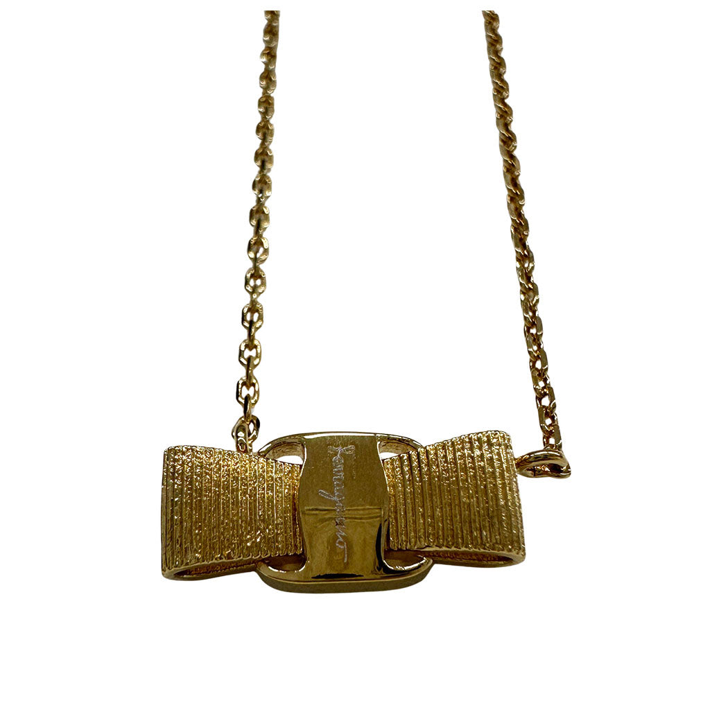 Ferragamo フェラガモ ネックレス メタル ゴールド レディース 【中古】