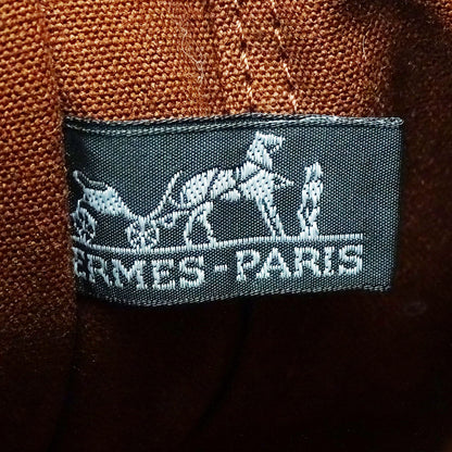HERMES エルメス フールトゥ トートPM トートバッグ ブラウン シルバー金具 キャンバス レディース メンズ 【中古】