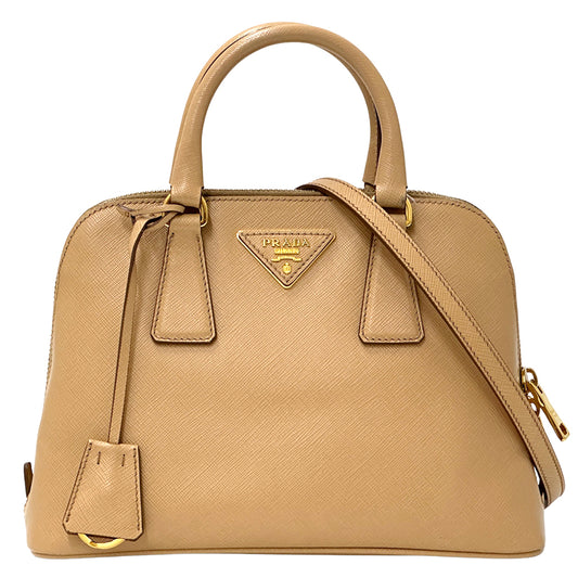 PRADA プラダ プロムナード スモール 2wayバッグ ベージュ BL0838 レディース 【中古】