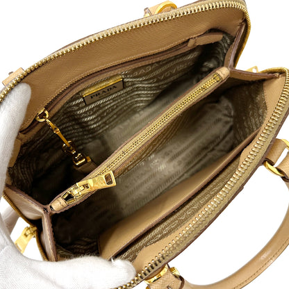 PRADA プラダ プロムナード スモール 2wayバッグ ベージュ BL0838 レディース 【中古】
