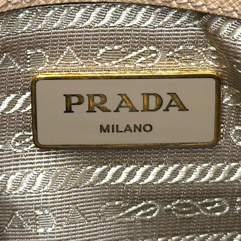 PRADA プラダ プロムナード スモール 2wayバッグ ベージュ BL0838 レディース 【中古】