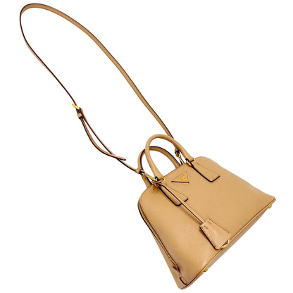 PRADA プラダ プロムナード スモール 2wayバッグ ベージュ BL0838 レディース 【中古】