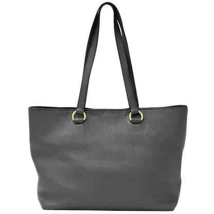 PRADA プラダ トートバッグ グレー 1BG100 レザー レディース 【中古】